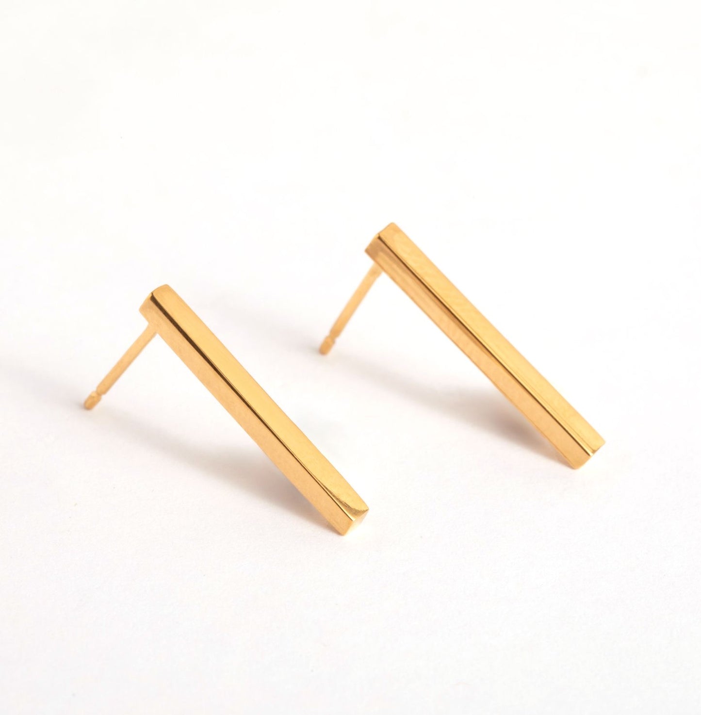 CRUX gold earrings- Midi