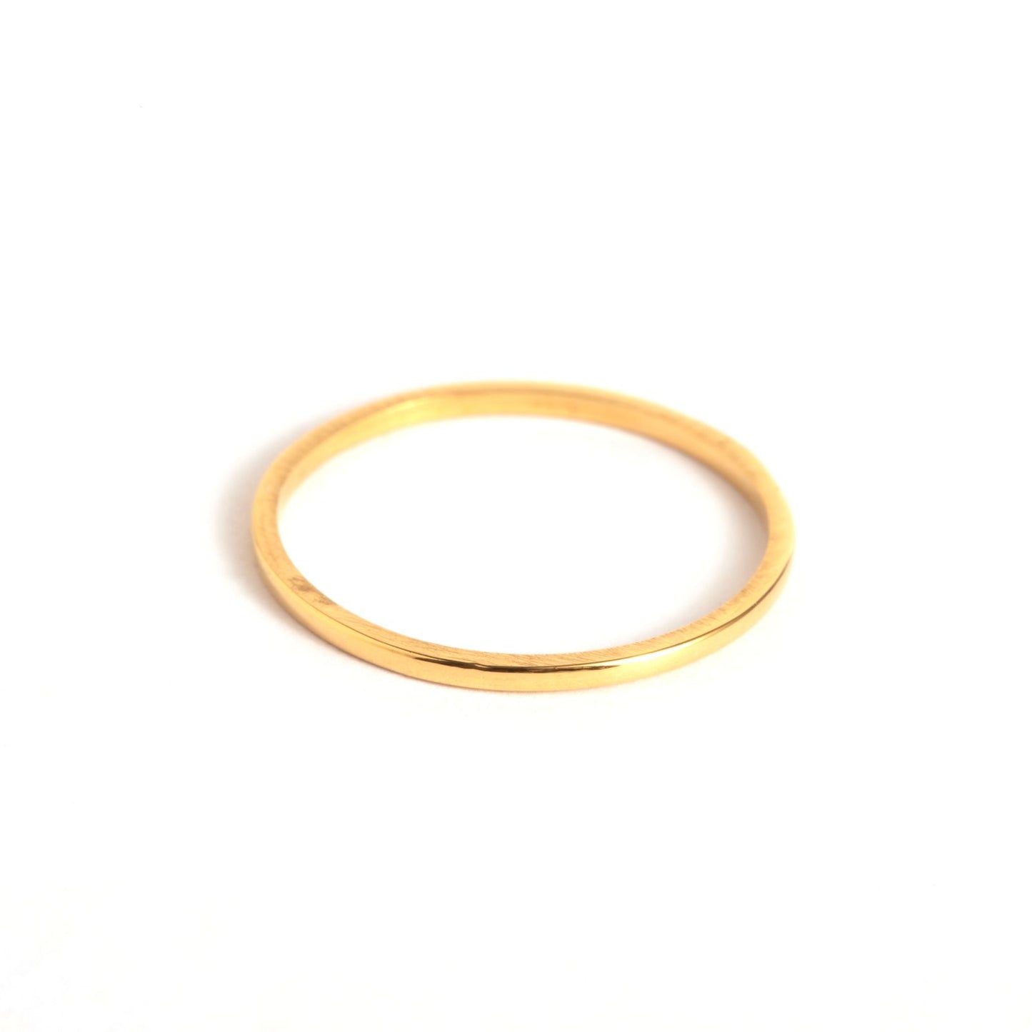 CRUX gold stacker ring