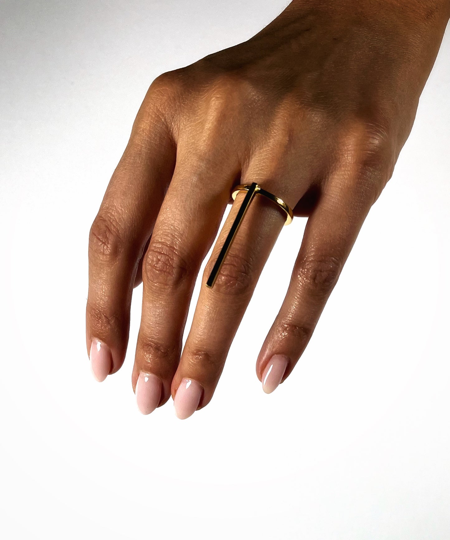 CRUX gold vert ring- Midi