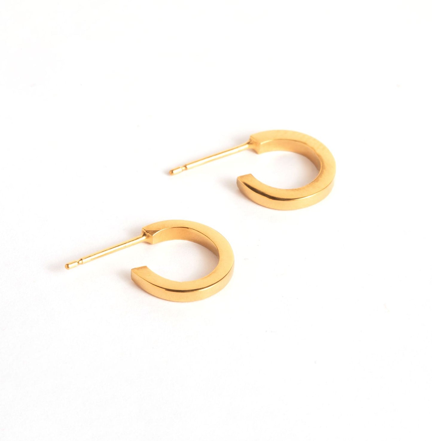 CRUX gold hoops- Mini