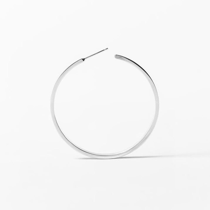 CRUX sterling silver hoops XL