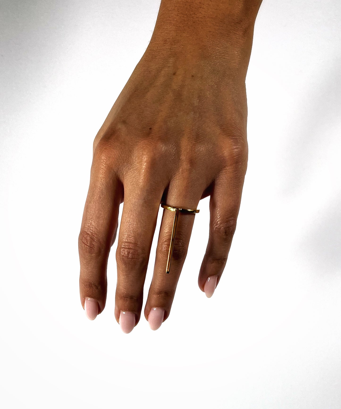CRUX gold vert ring- Midi