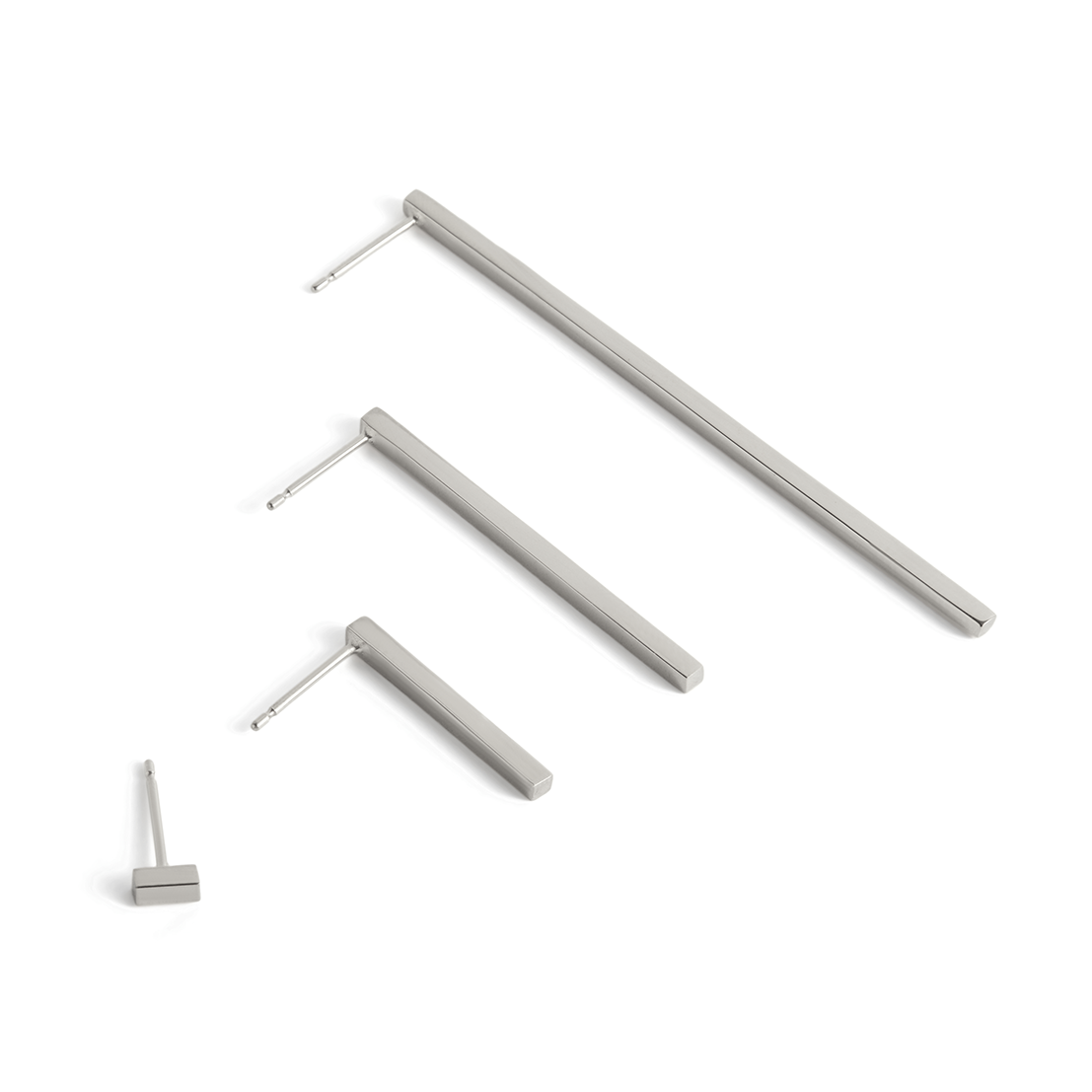 CRUX sterling silver earrings- Midi