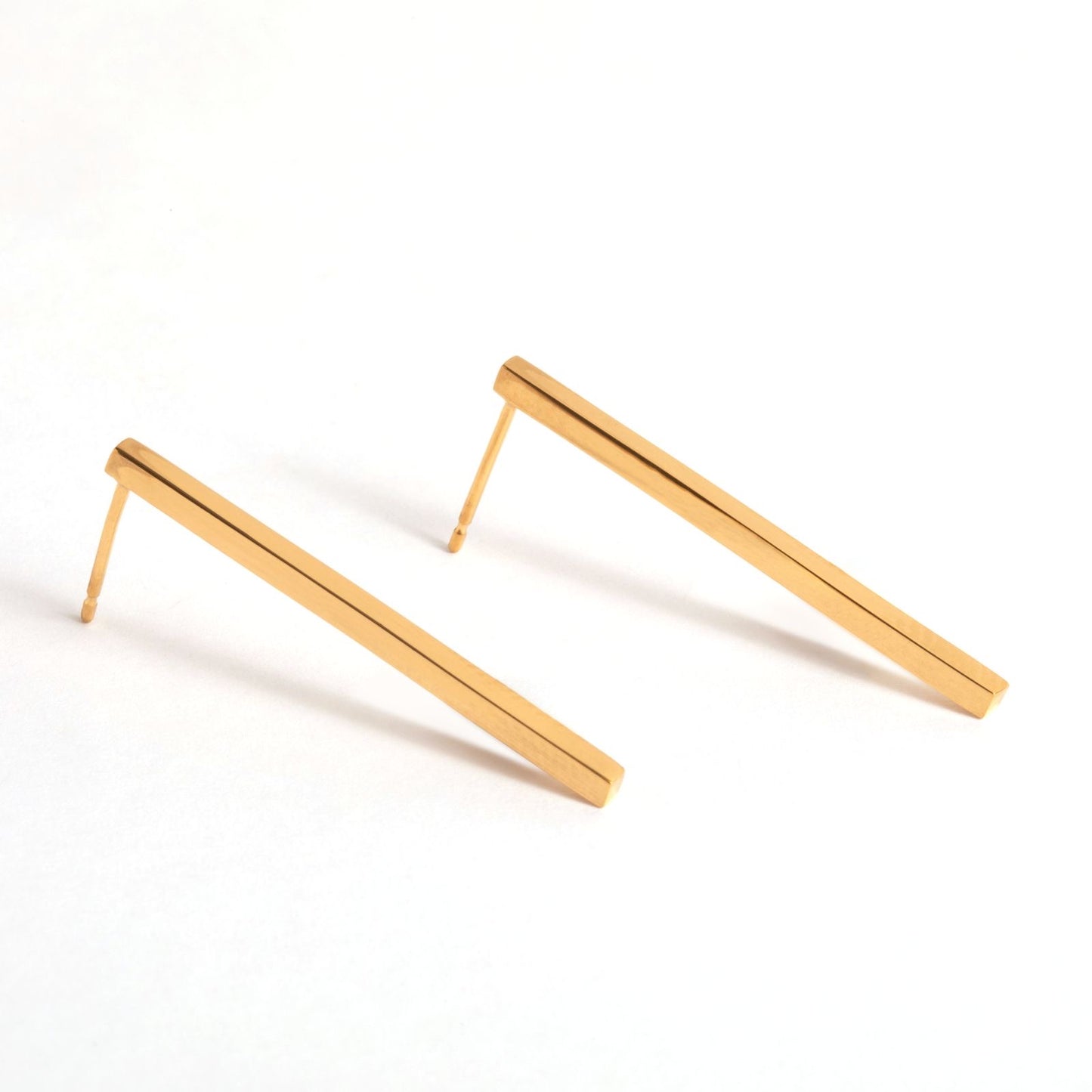 CRUX gold earrings- Maxi