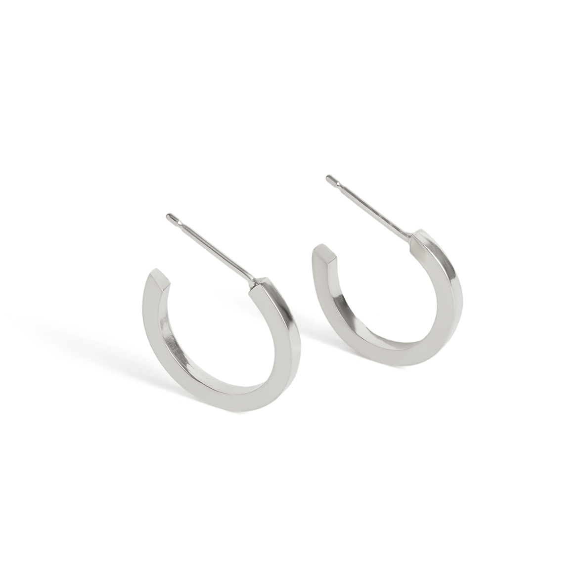 CRUX sterling silver hoops- Midi