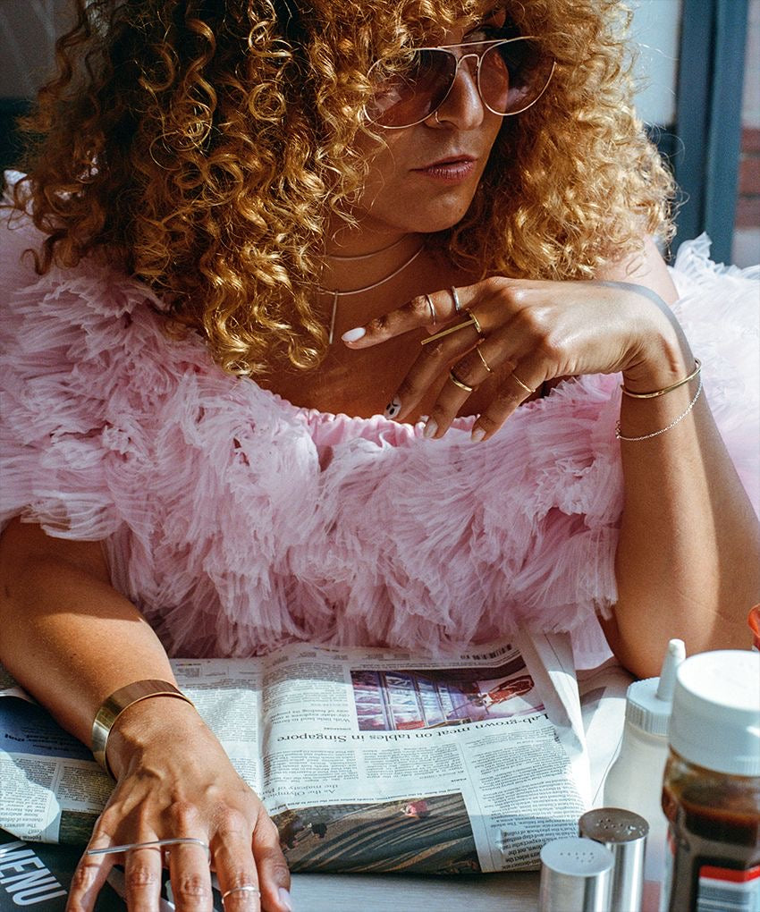 CRUX sterling silver vert ring- Midi