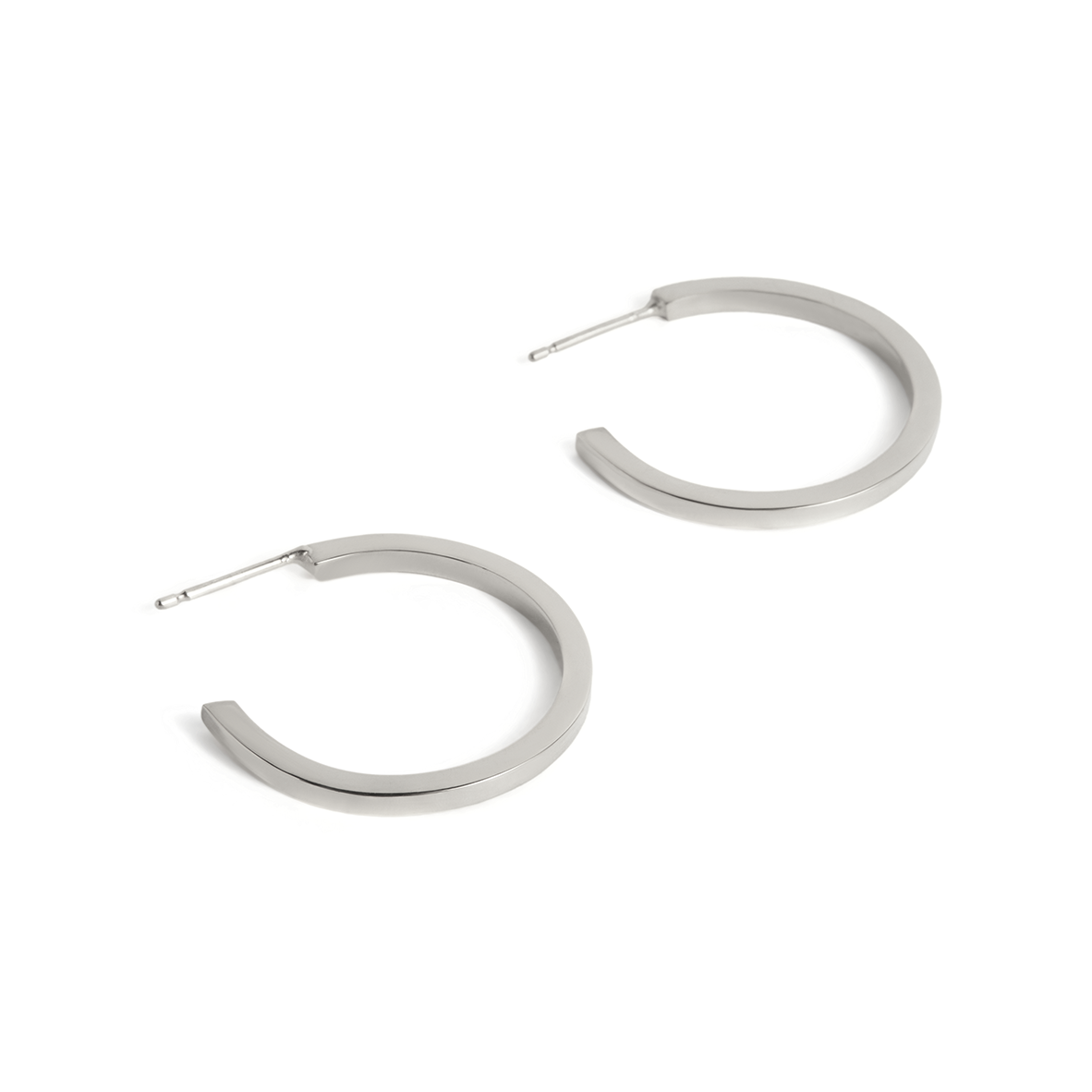 CRUX sterling silver hoops- Maxi