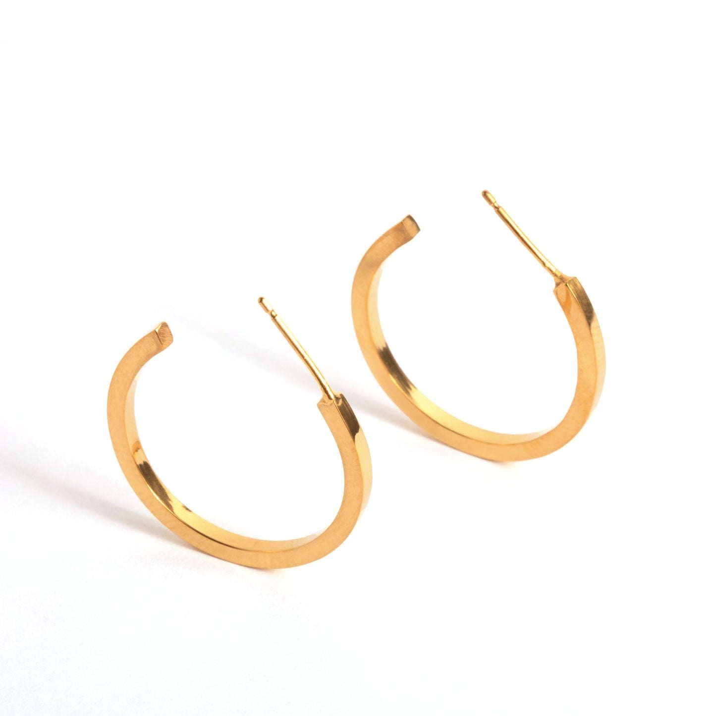 CRUX gold hoops- Maxi