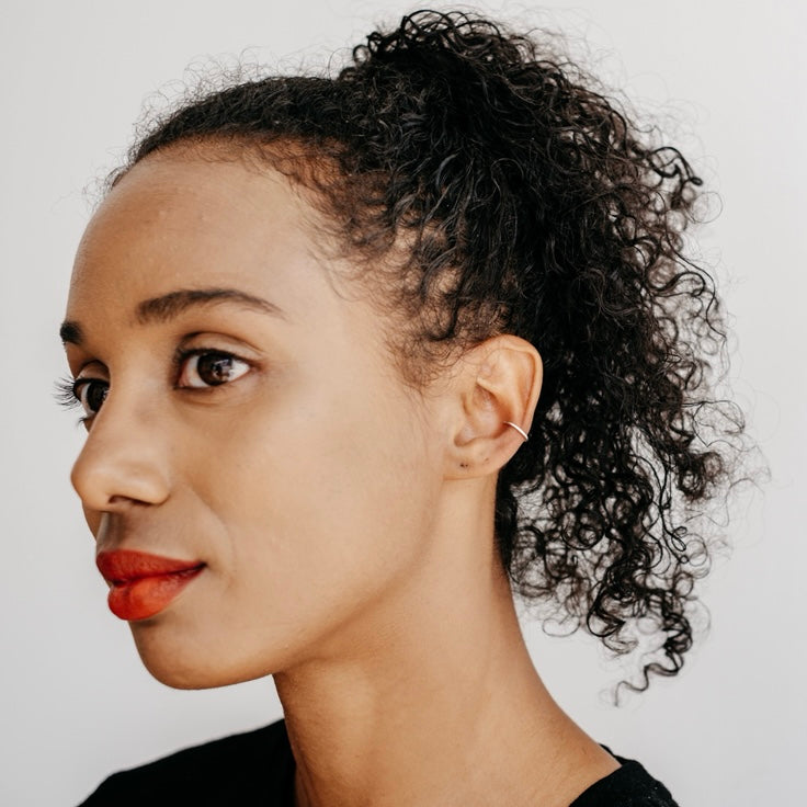 CRUX sterling silver slim ear cuff