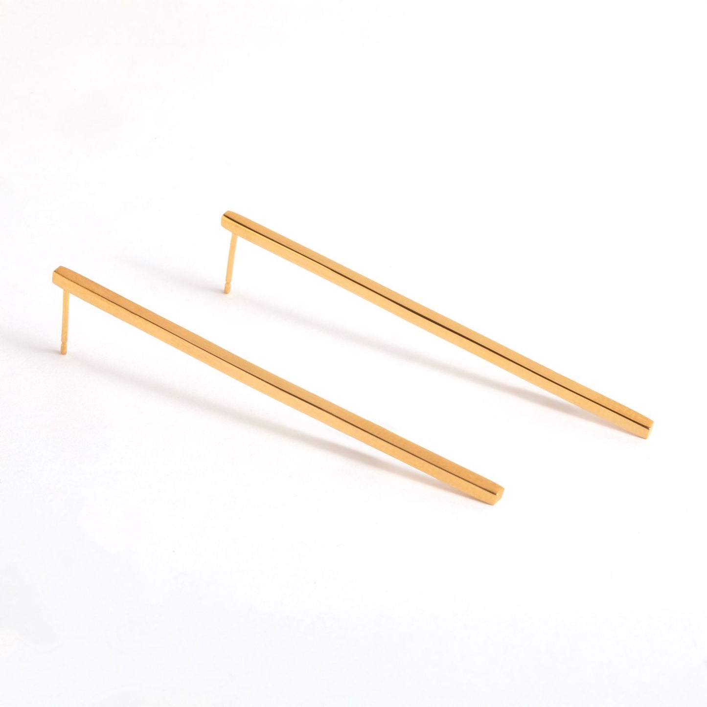 CRUX gold earrings- Maxi