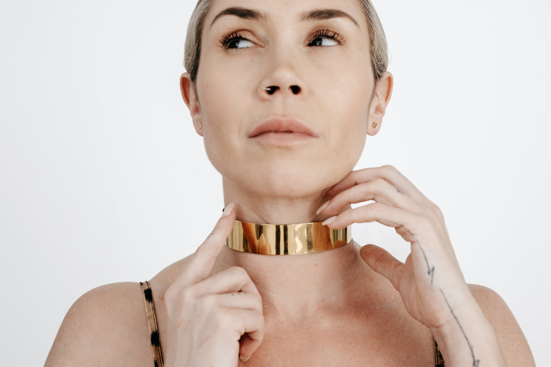 RiRi choker gold MADE-TO-ORDER