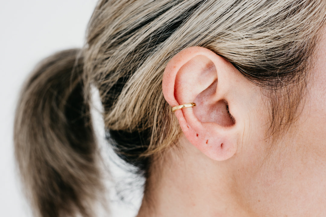 CRUX gold ear cuff