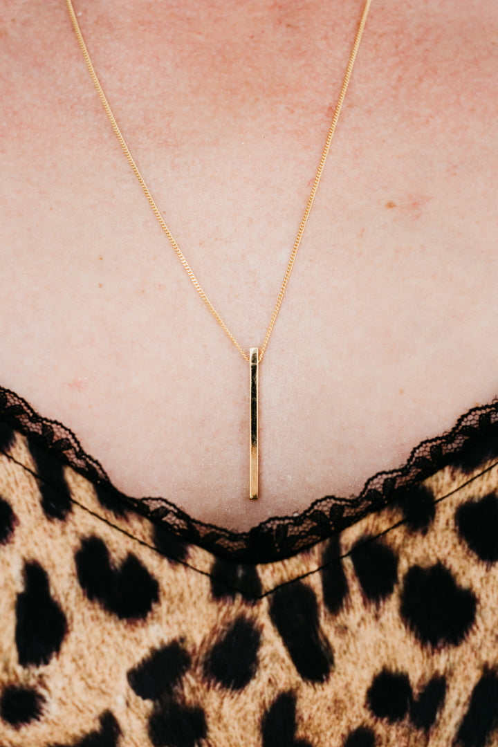 CRUX gold necklace- Midi