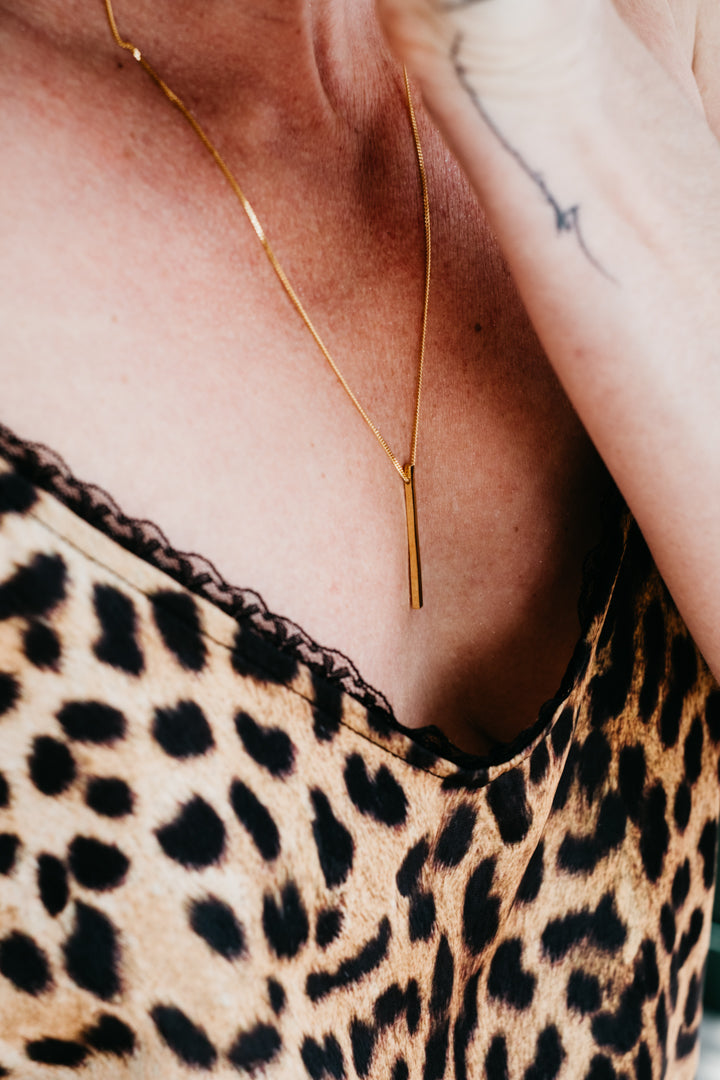 CRUX gold necklace- Midi