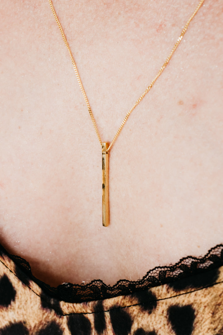 CRUX gold necklace- Midi