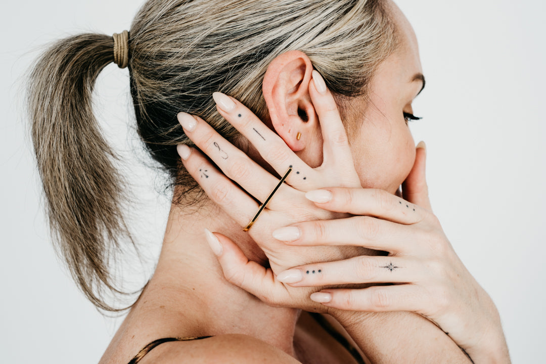CRUX gold hori ring- Maxi