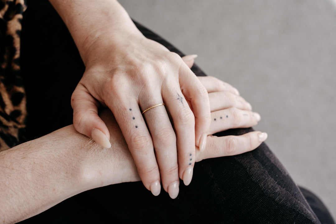 CRUX gold stacker ring