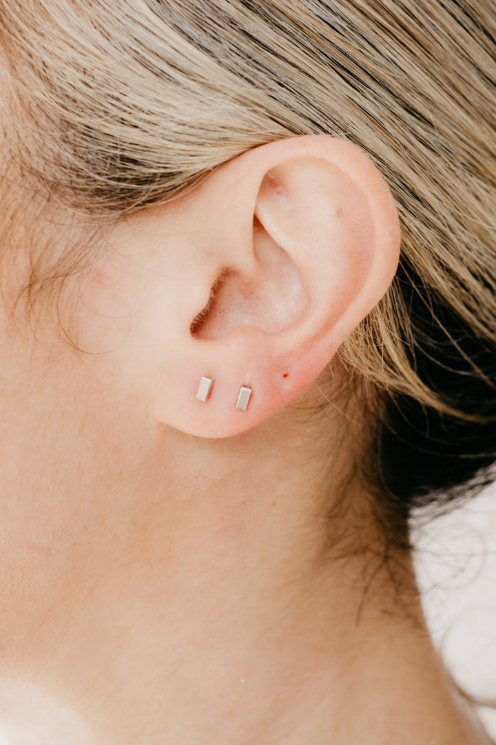 CRUX gold earrings- Mini