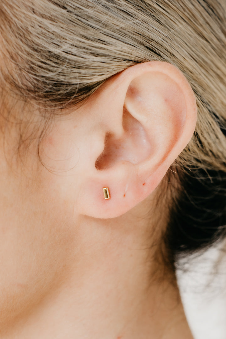 CRUX gold earrings- Mini