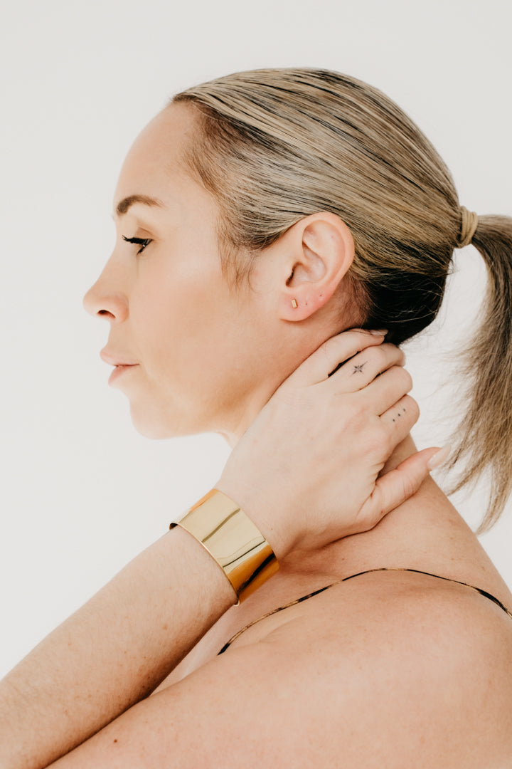 CRUX gold wrist cuff