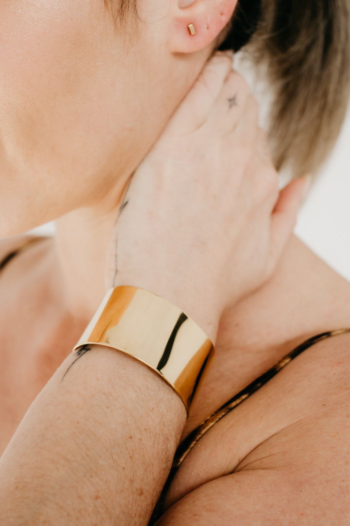 CRUX gold wrist cuff