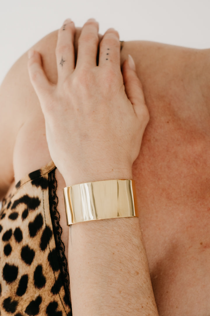 CRUX gold wrist cuff