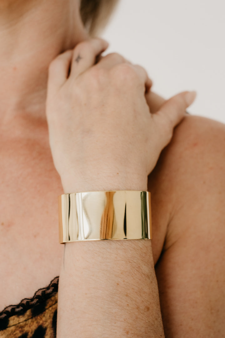 CRUX gold wrist cuff