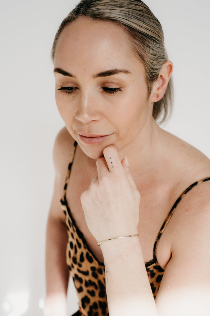 CRUX sterling silver bangle