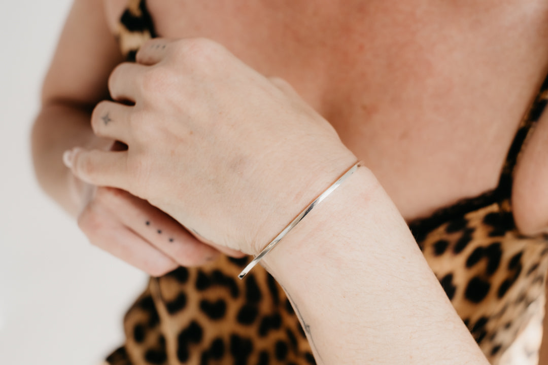 CRUX sterling silver bangle