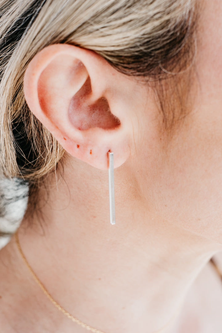 CRUX sterling silver earrings- Midi