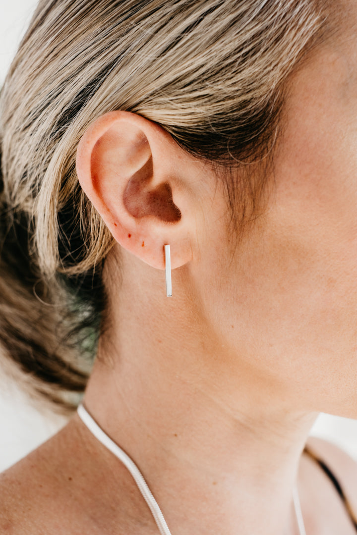 CRUX sterling silver earrings- Midi
