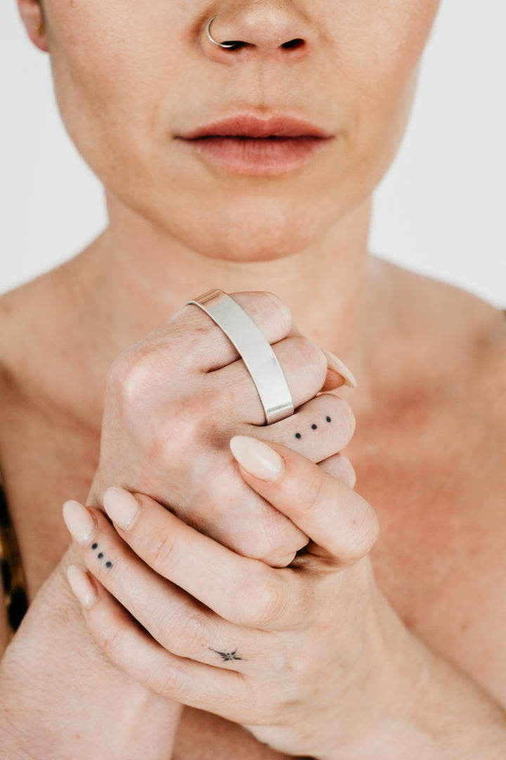 DUSTER sterling silver ring