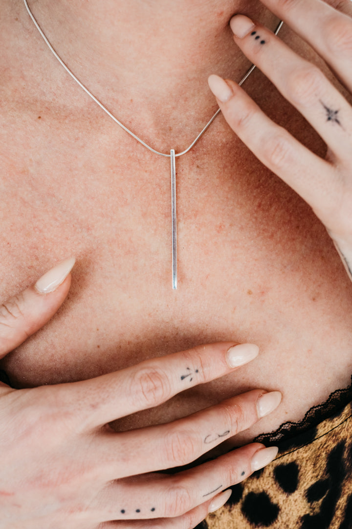 CRUX sterling silver necklet- Maxi