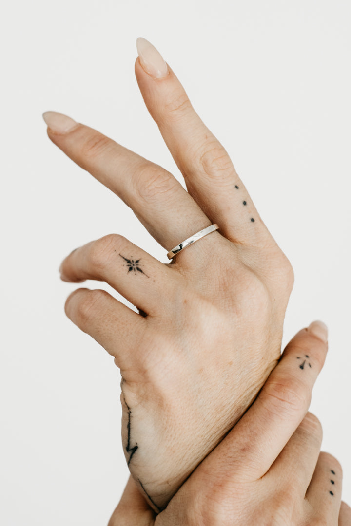 CRUX sterling silver ring