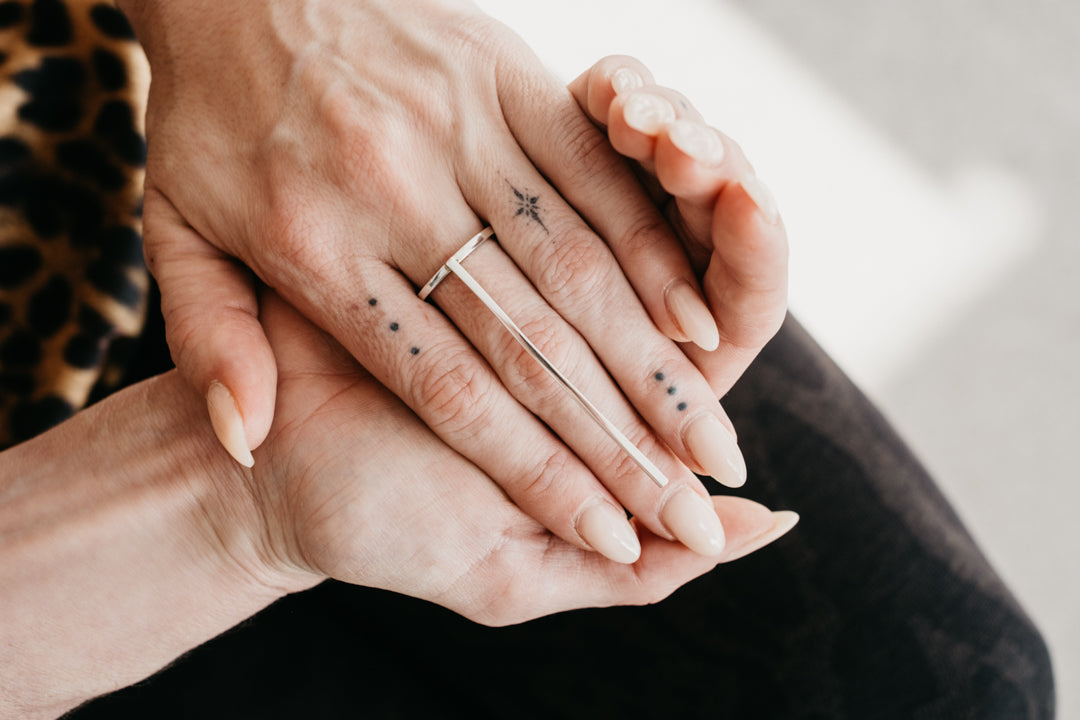 CRUX sterling silver vert ring- Maxi