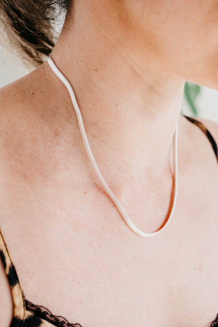 CRUX sterling silver snake chain