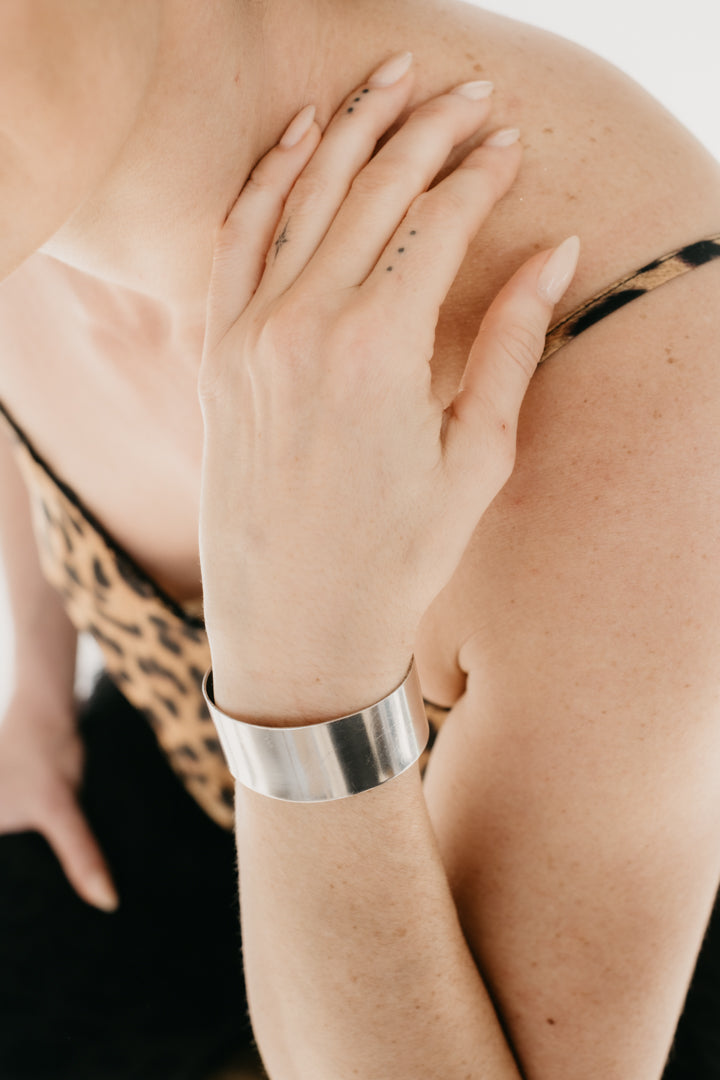 CRUX sterling silver wrist cuff