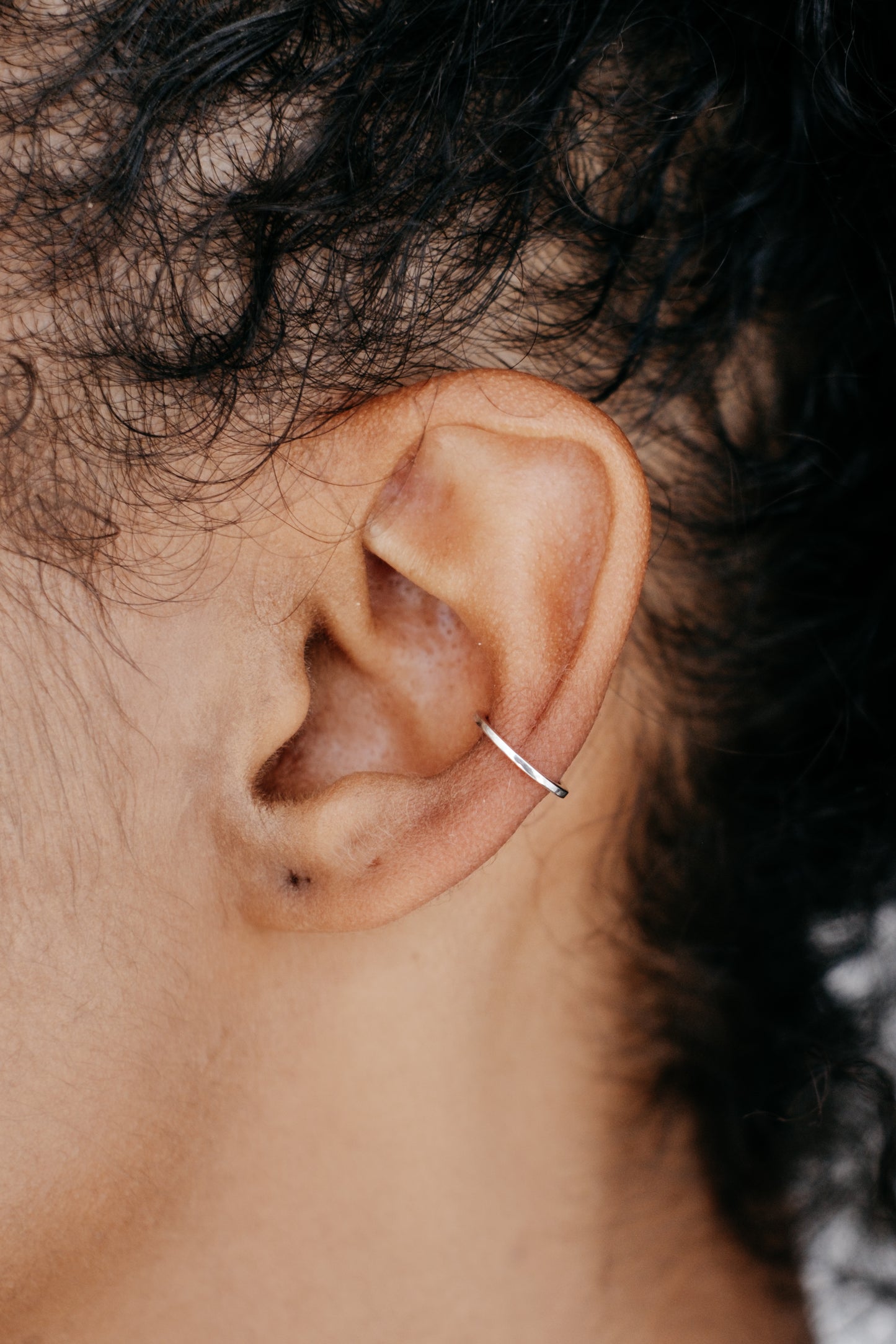 CRUX sterling silver slim ear cuff