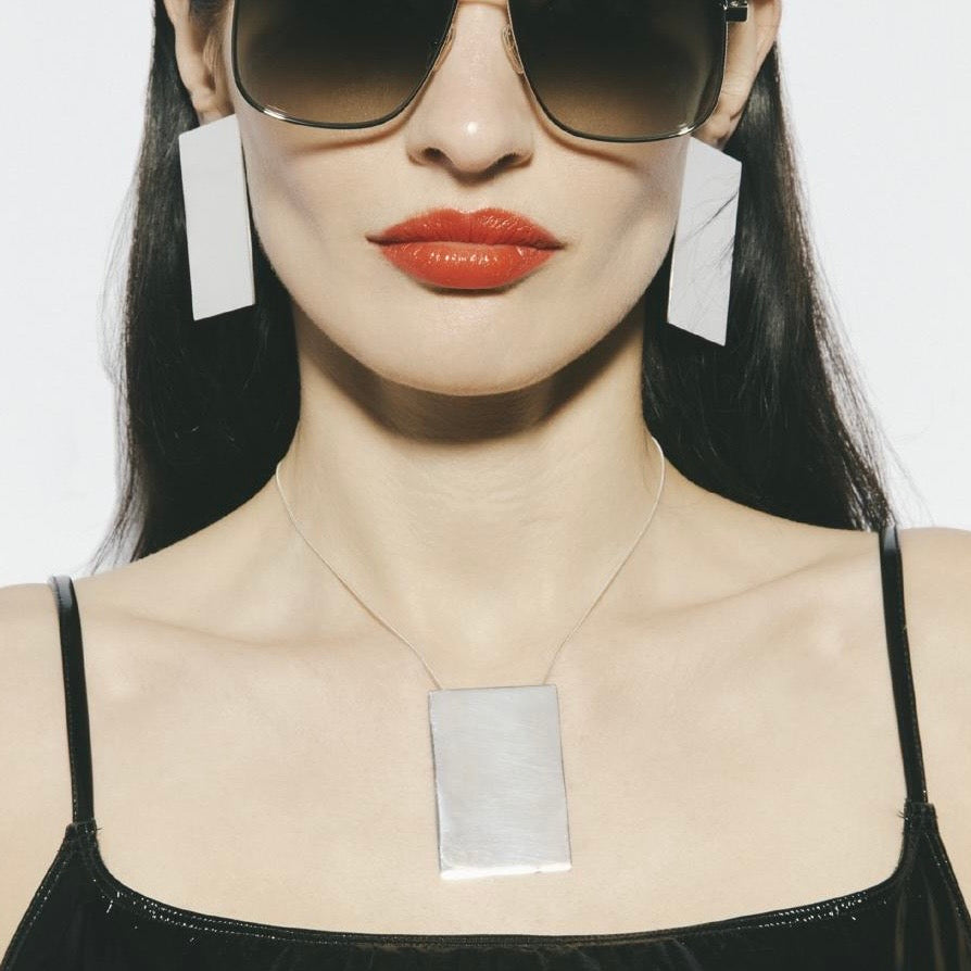 MASS sterling silver earrings -Maxi
