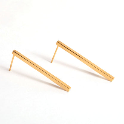 CRUX gold earrings- Maxi