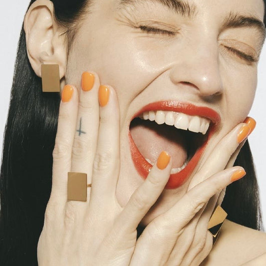 MASS gold earrings -Midi