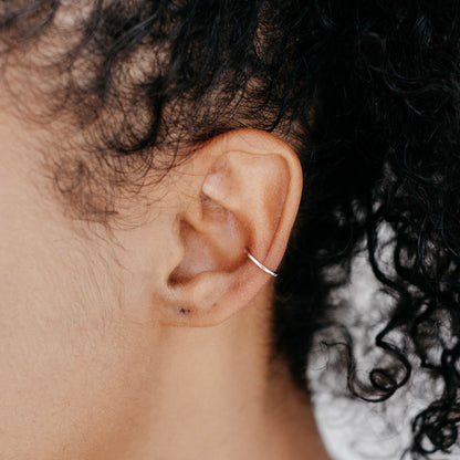 CRUX sterling silver slim ear cuff