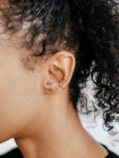 CRUX gold slim ear cuff