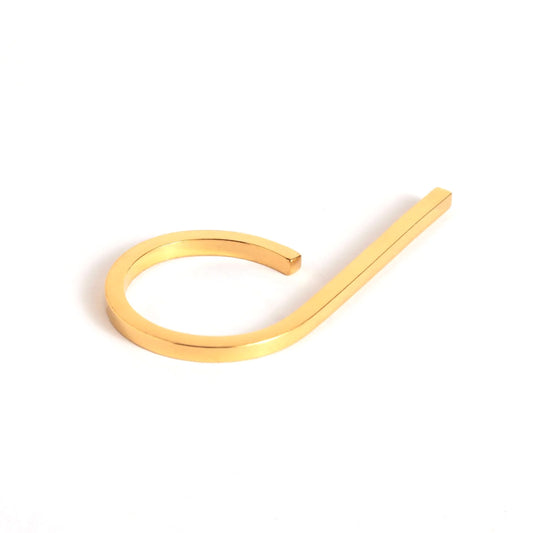 CRUX gold hori ring- Midi
