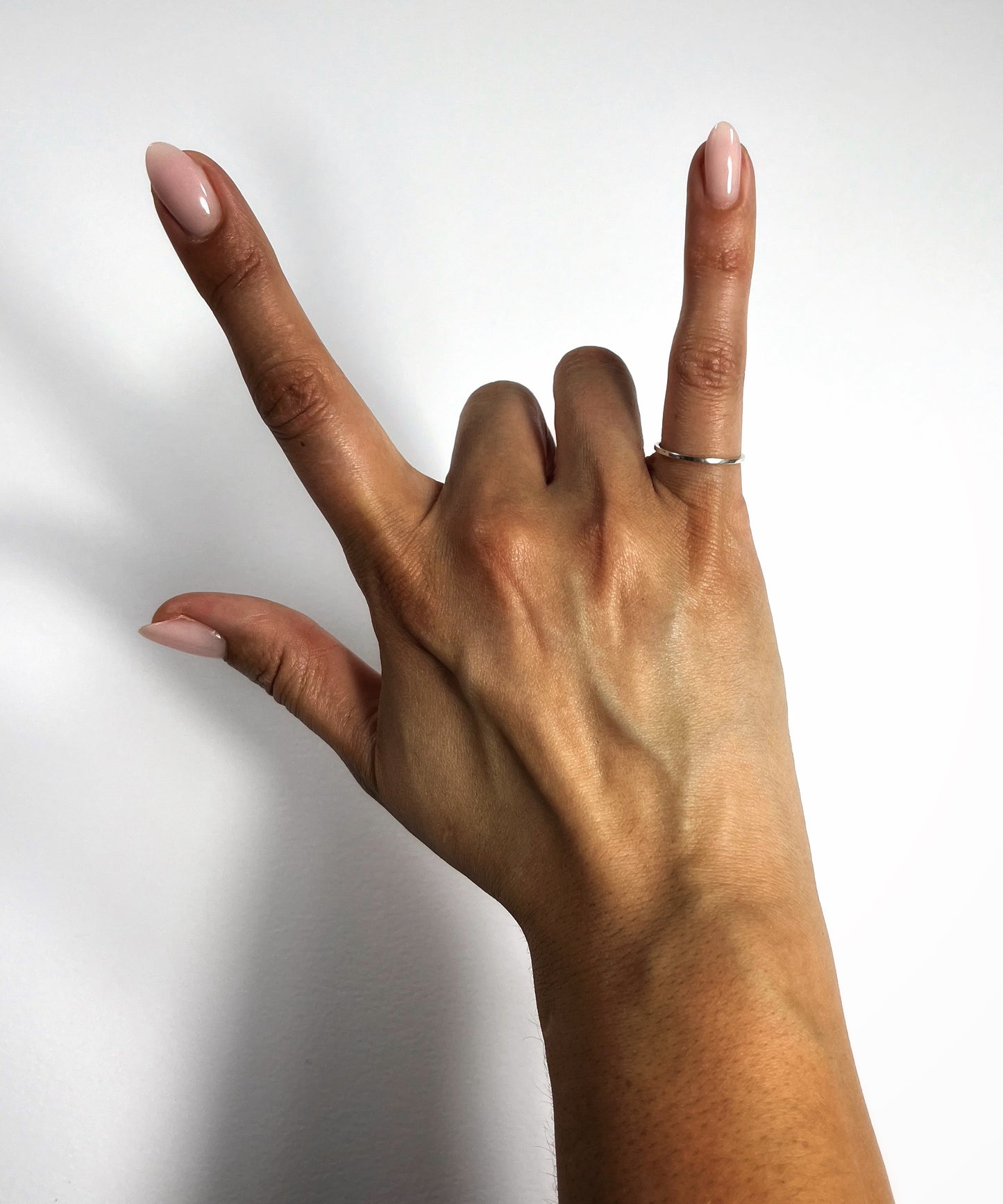 CRUX sterling silver stacker ring