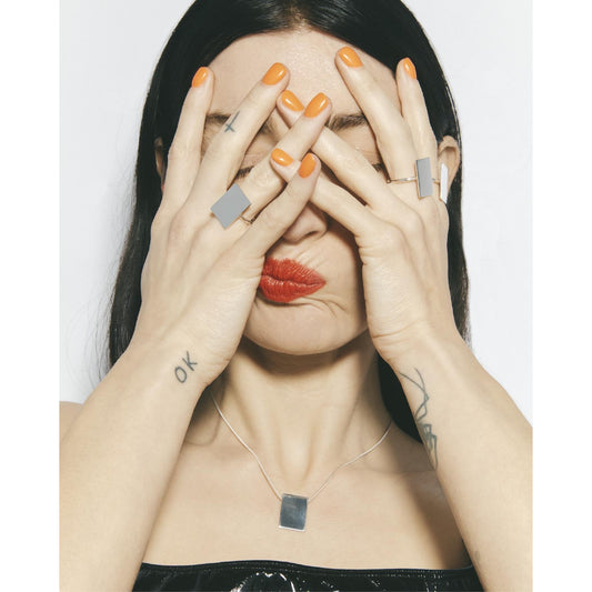 MASS sterling silver ring -Midi