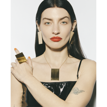 MASS gold necklace -Maxi