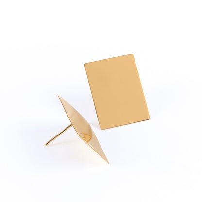 MASS gold earrings -Midi
