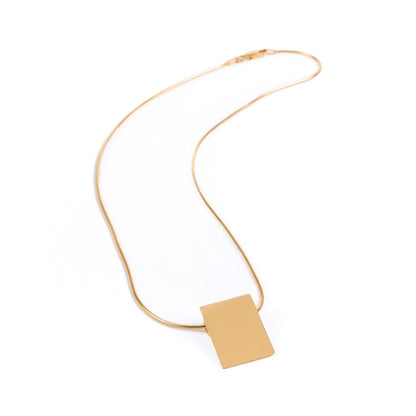 MASS gold necklace -Midi