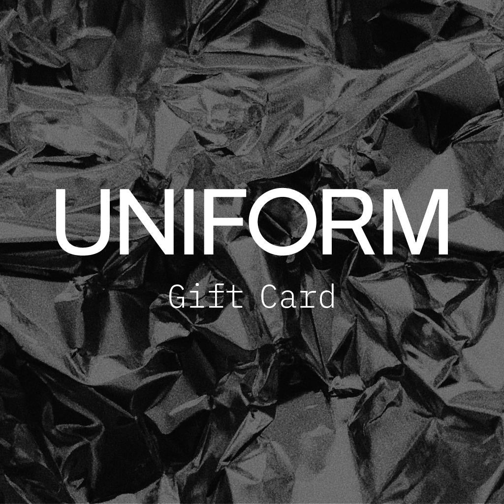 UNIFORM gift card